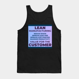 Lean Manufacturing Tank Top